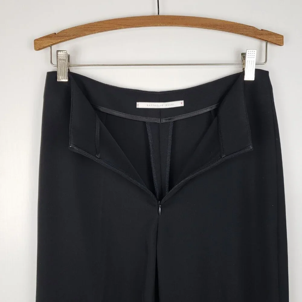 Raffaello Rossi Black Britta New Pants High Waist Trouser Womens 36 US 6
